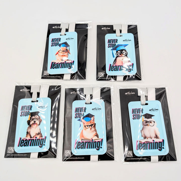 Keep Learning Complete Set of 5 Lanyard Card Holder