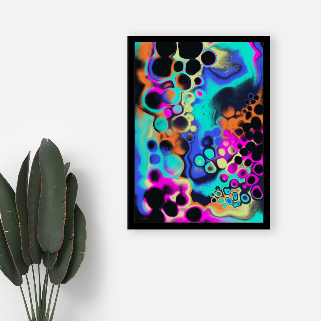 Reconstructed Cells Art Print