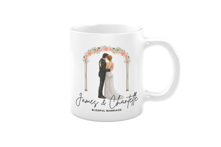 [custom name & subtitle] Blissful Marriage Mug