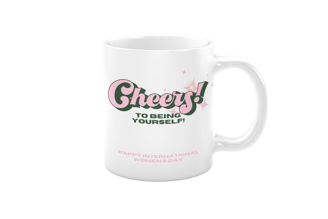 [custom subtitle] Cheers To Being Yourself Mug