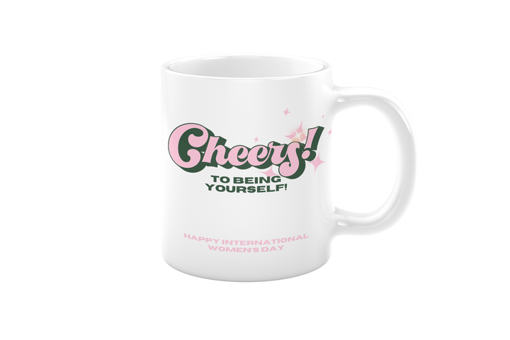 [custom subtitle] Cheers To Being Yourself Mug