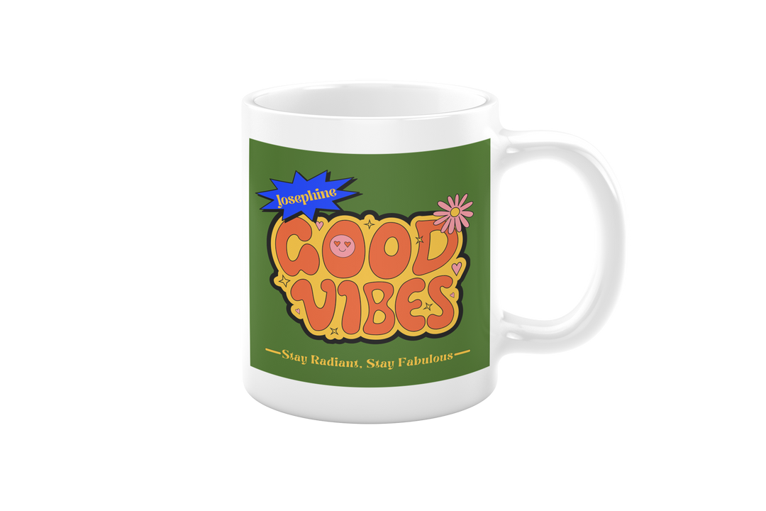 [custom name & subtitle] Good Vibes Mug