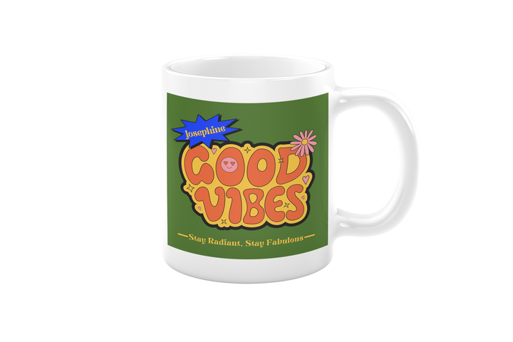 [custom name & subtitle] Good Vibes Mug